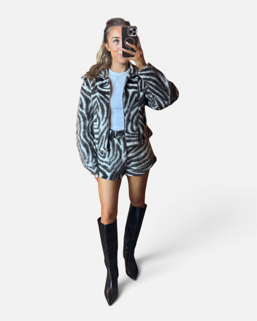 Molly Zebra Print Jacket
