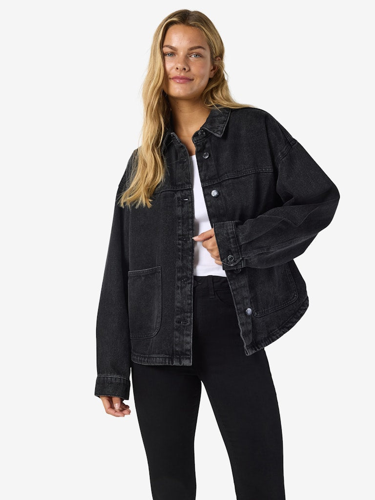Ashley Denim Shirt in Black Denim