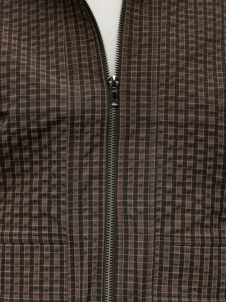 Alex Track Jacket in Brown