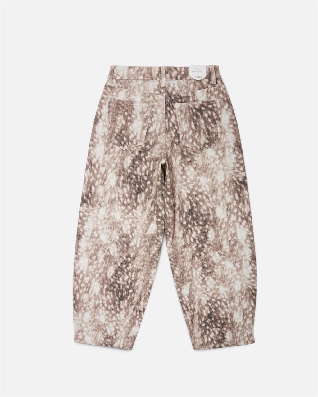 Jess Barrel Jeans in Bambi Print