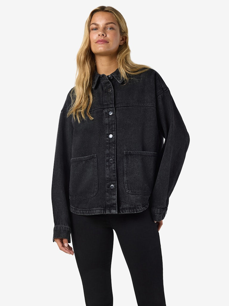 Ashley Denim Shirt in Black Denim