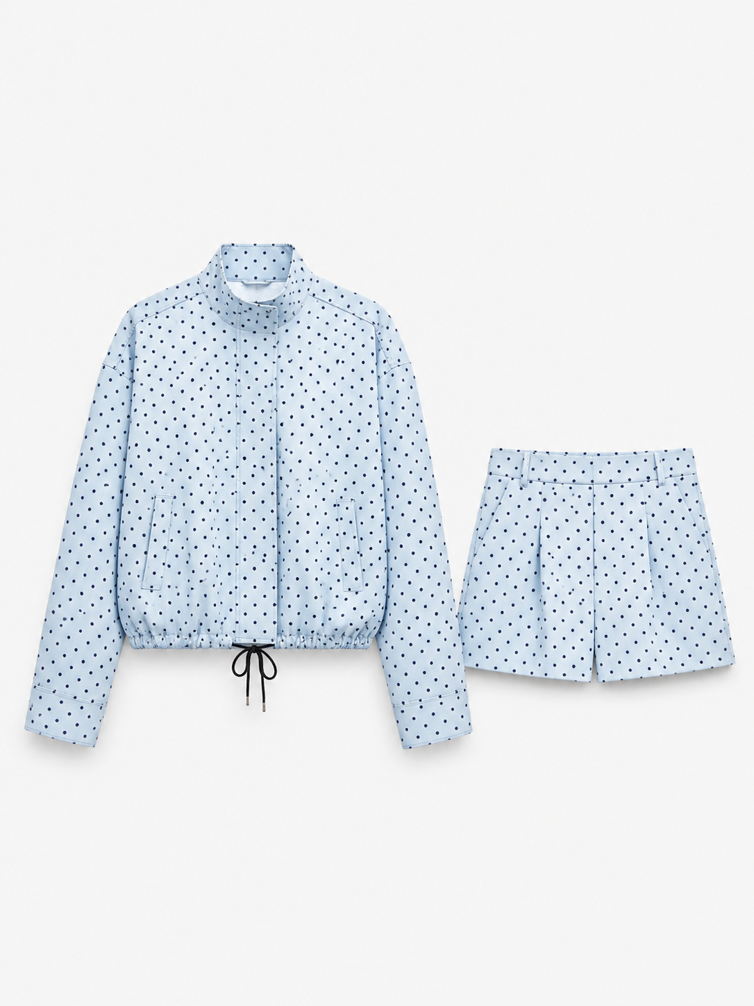 Polka Dott Co-Ord in Blue