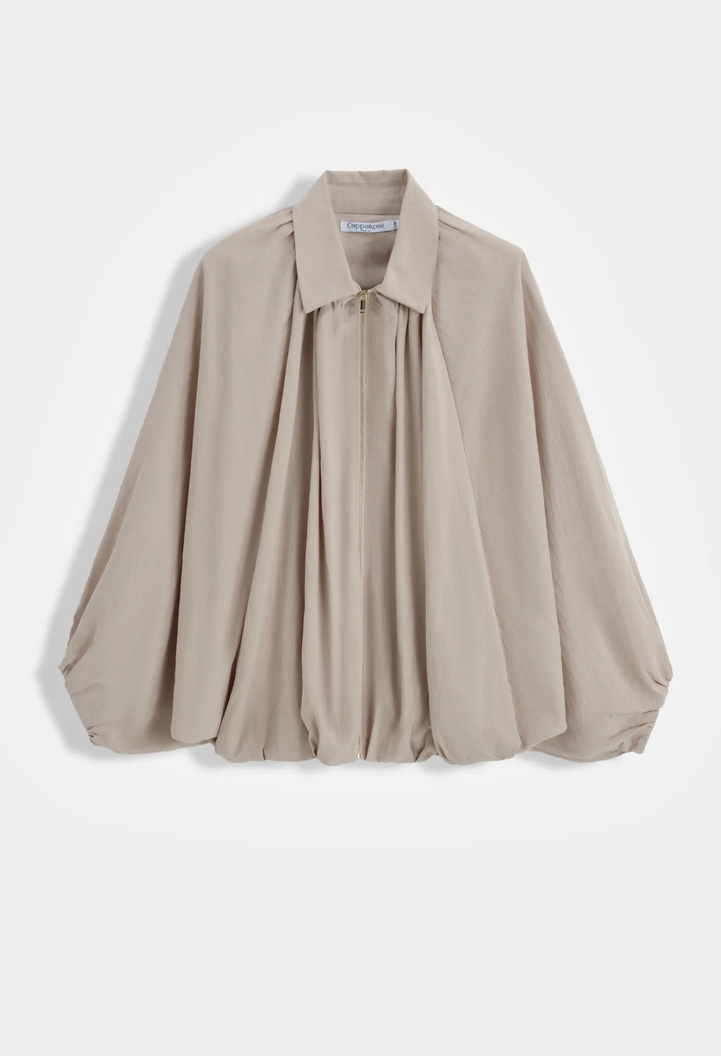 Mila Bomber Jacket in Beige