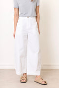 Barrel Pants in White