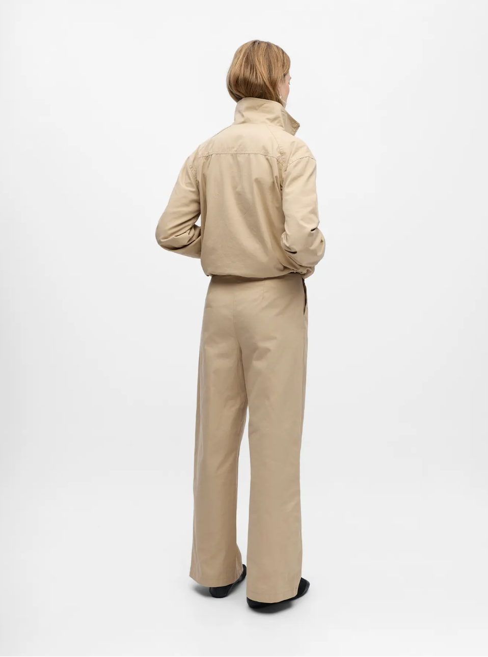 Lottie Bomber Trousers in Tan