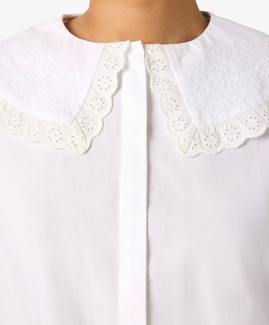 Kelly Collared Shirt in White