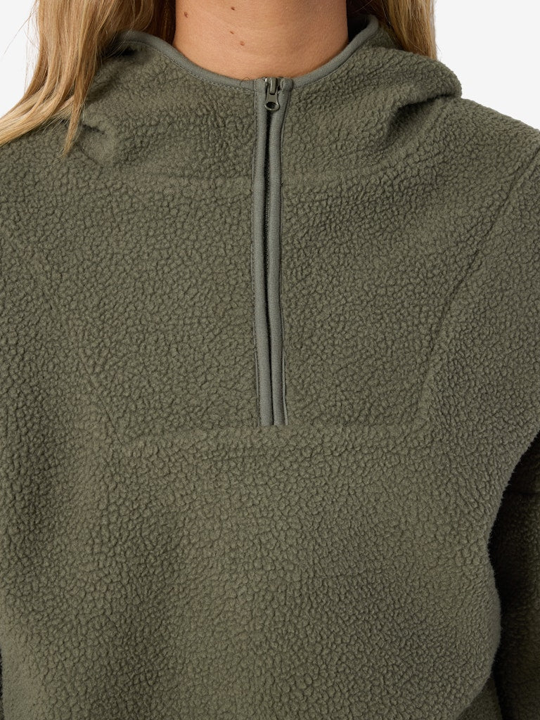 Lisa Half Zip Fleece in Olive