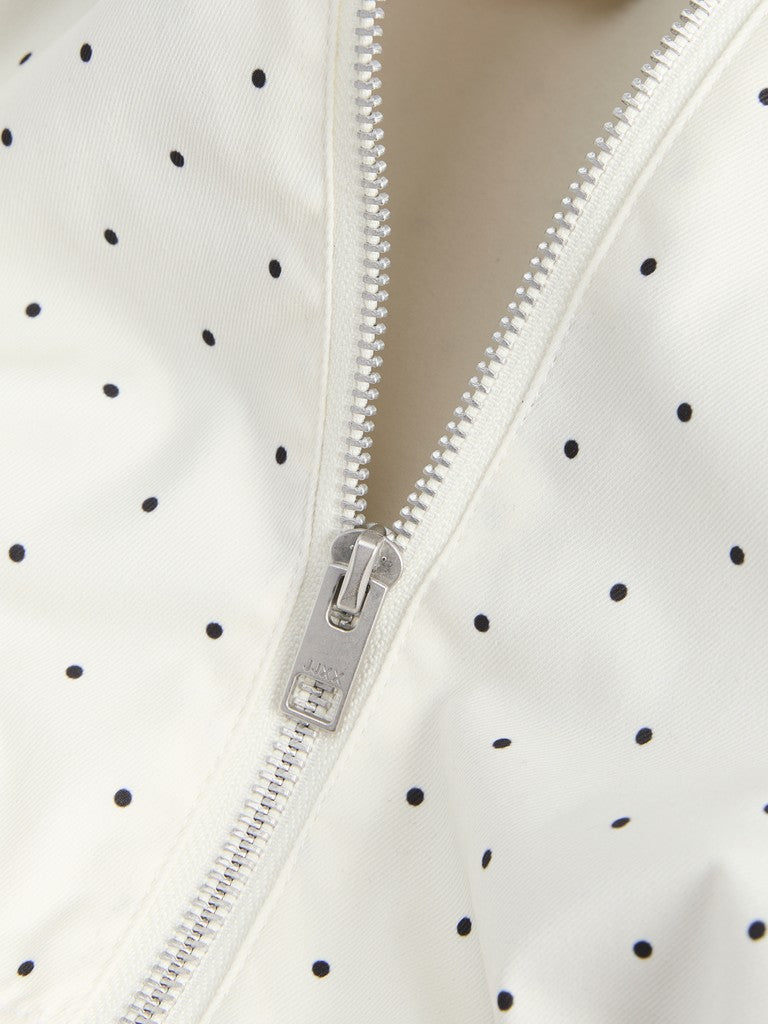 Polka Dott Jacket in Vanilla Ice