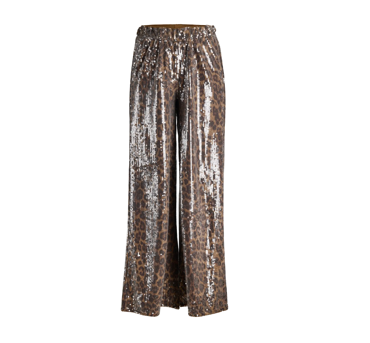 Sequin Leopard print pants
