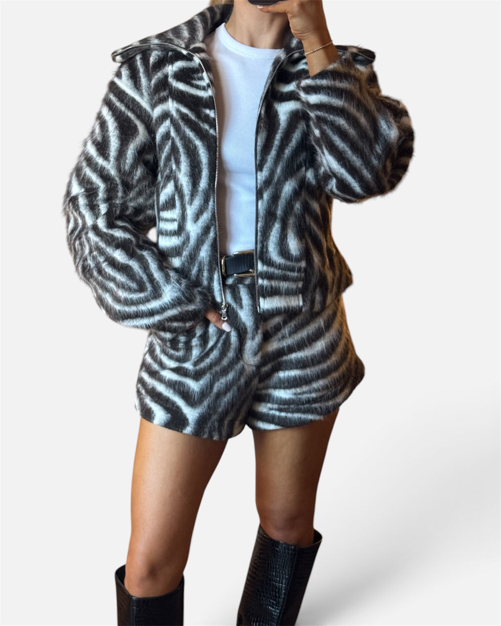 Molly Zebra Print Jacket