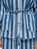 Striped Denim Jacket