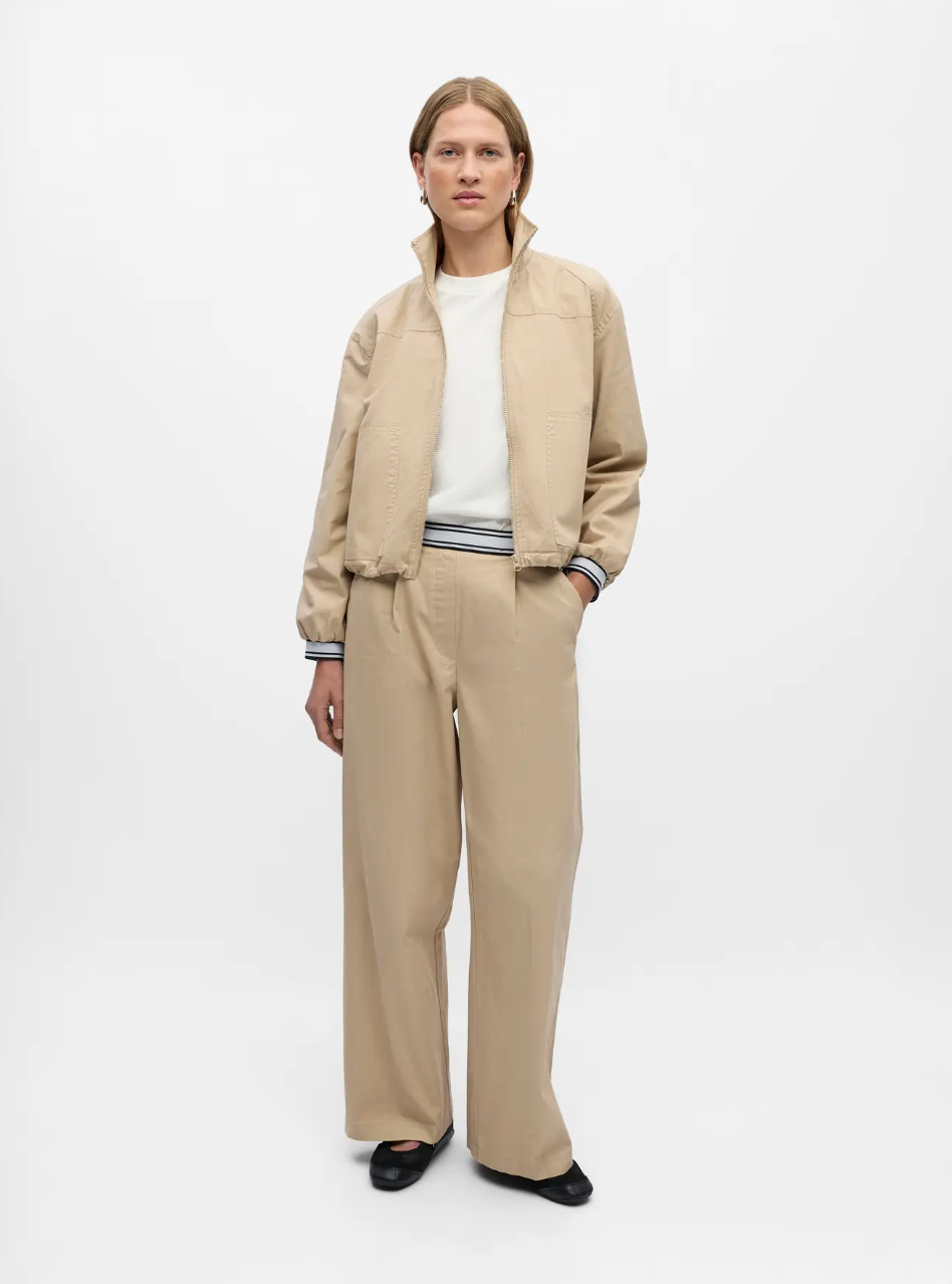 Lottie Bomber Trousers in Tan