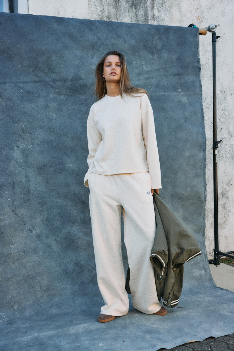 Leanna Wide Leg Pants in Birch
