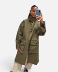 Rain Coat in Ivy Green