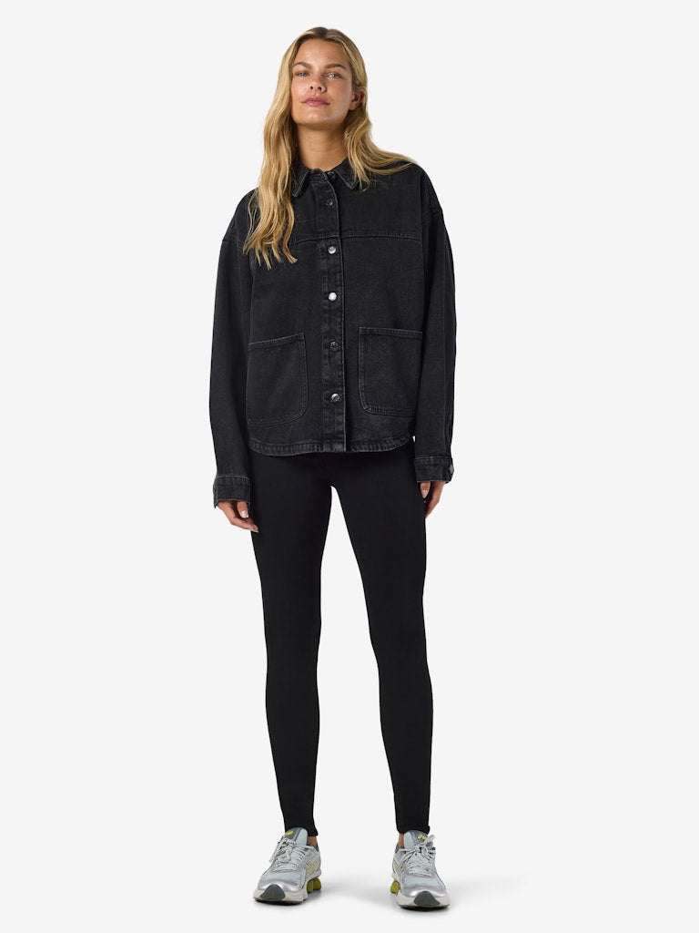 Ashley Denim Shirt in Black Denim