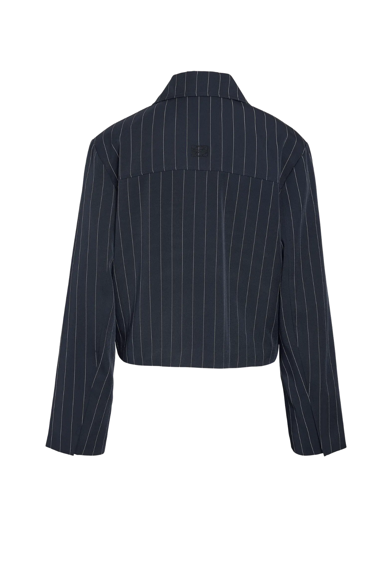 Ada Pinstripe Jacket in Navy
