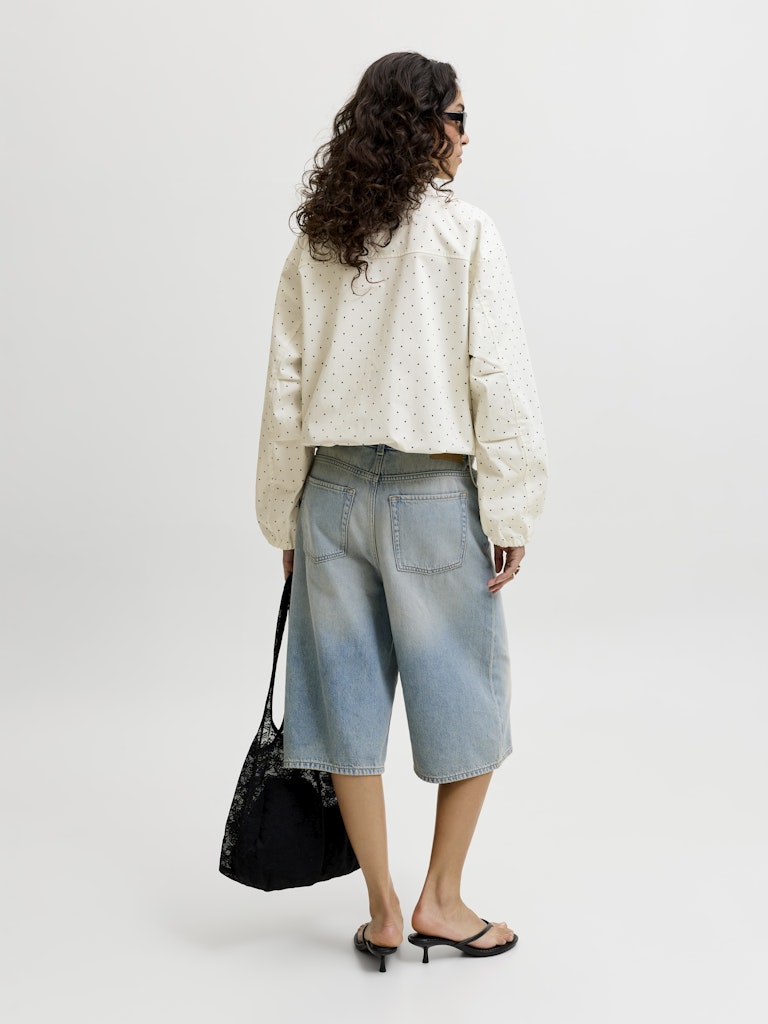 Polka Dott Jacket in Vanilla Ice
