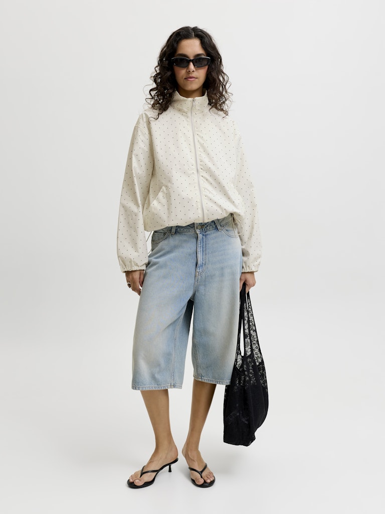 Polka Dott Jacket in Vanilla Ice