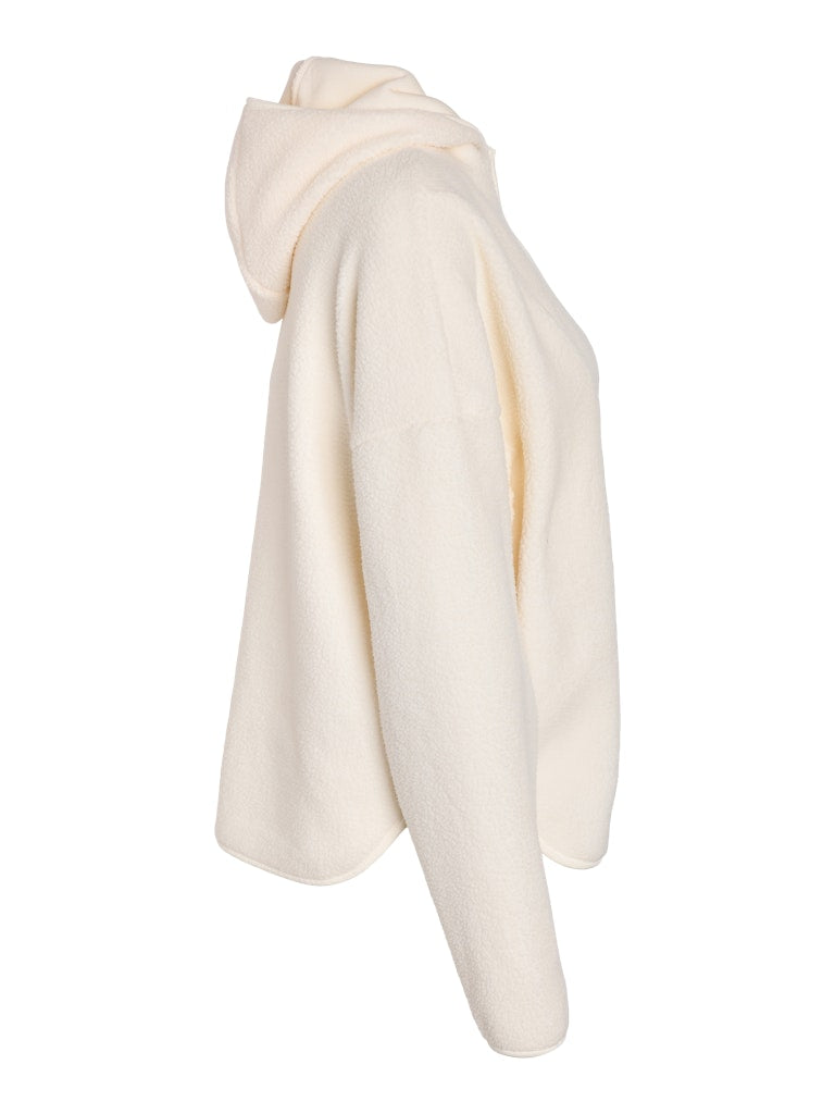 Lisa Half Zip Fleece in Cream