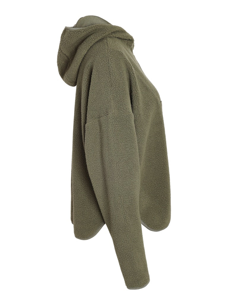 Lisa Half Zip Fleece in Olive