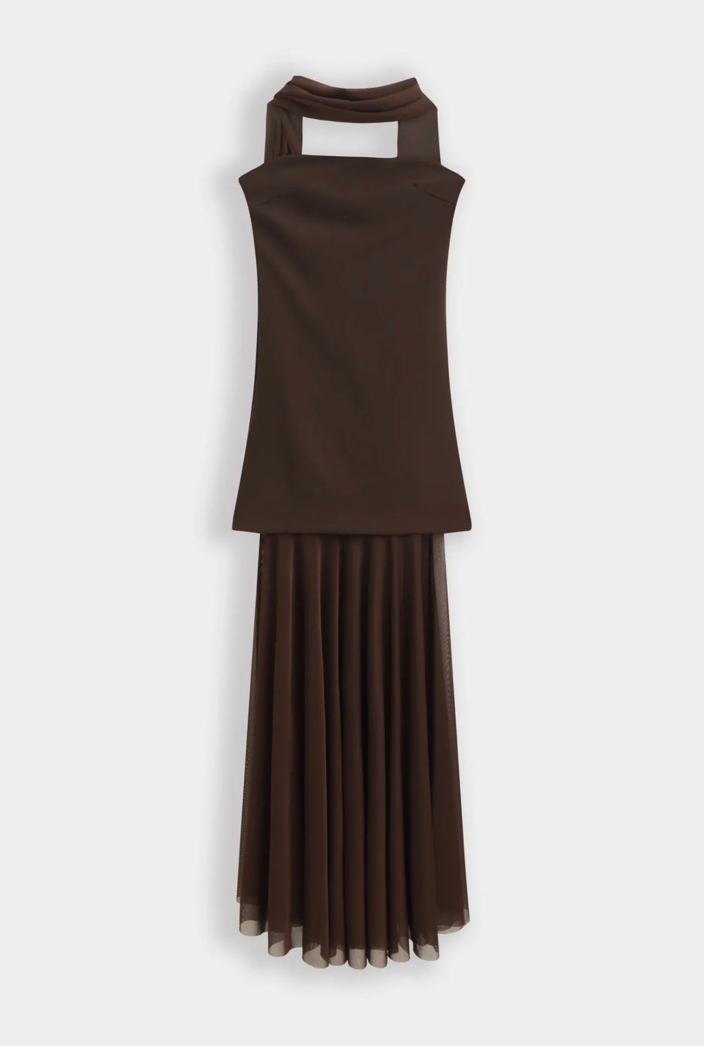Lucia Dress in Brown