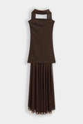 Lucia Dress in Brown