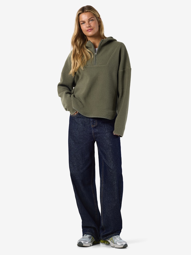 Lisa Half Zip Fleece in Olive