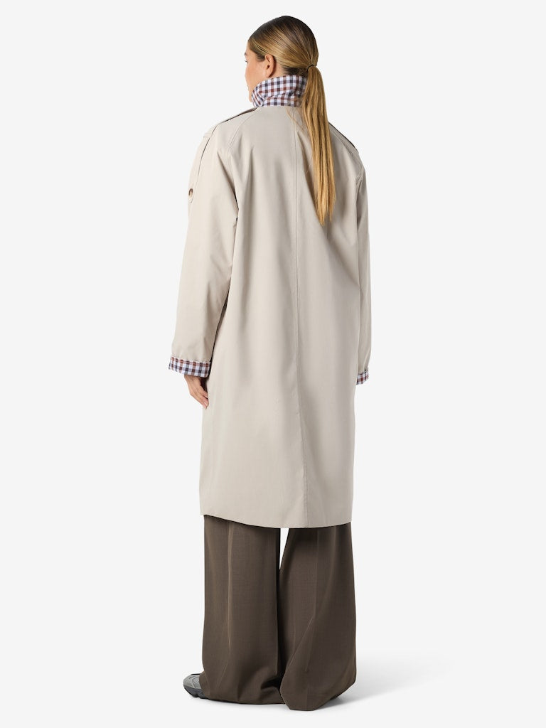 Sandie Trench Coat in Beige
