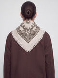 Knitted Bandana in Beige