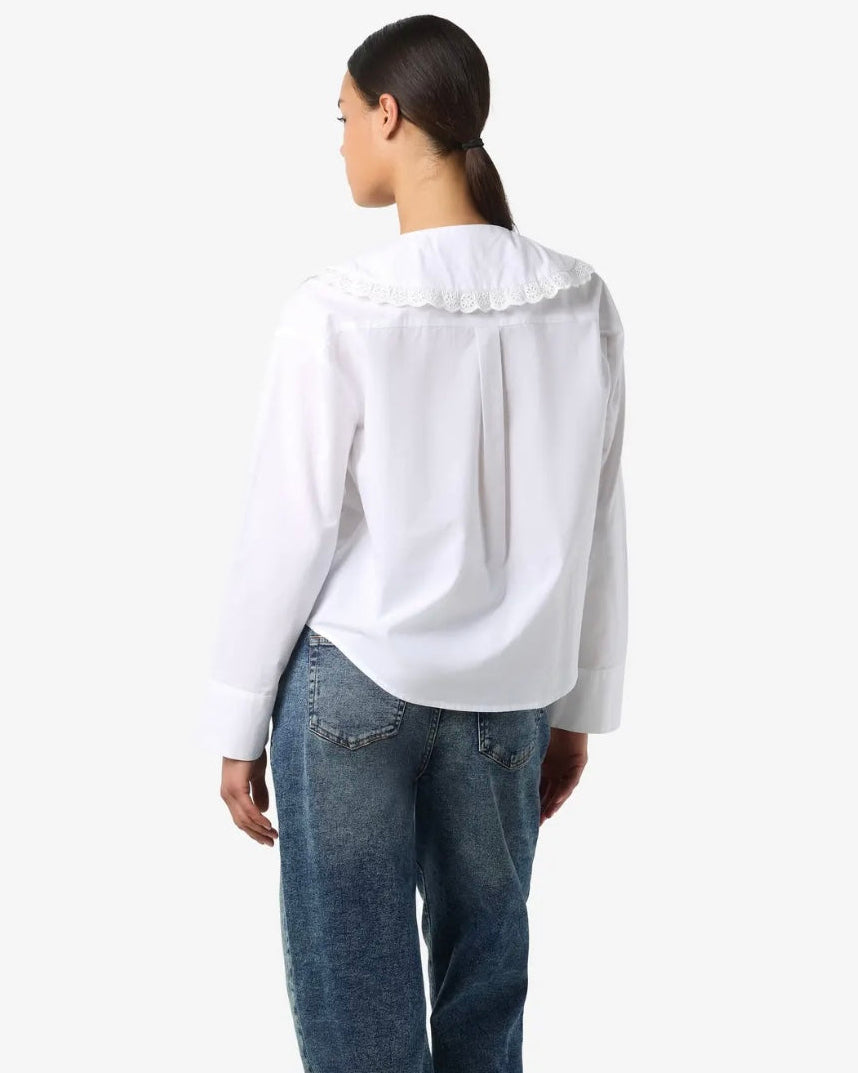 Kelly Collared Shirt in White