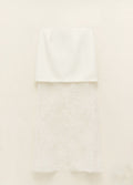 Amara Sheer Skirt in White
