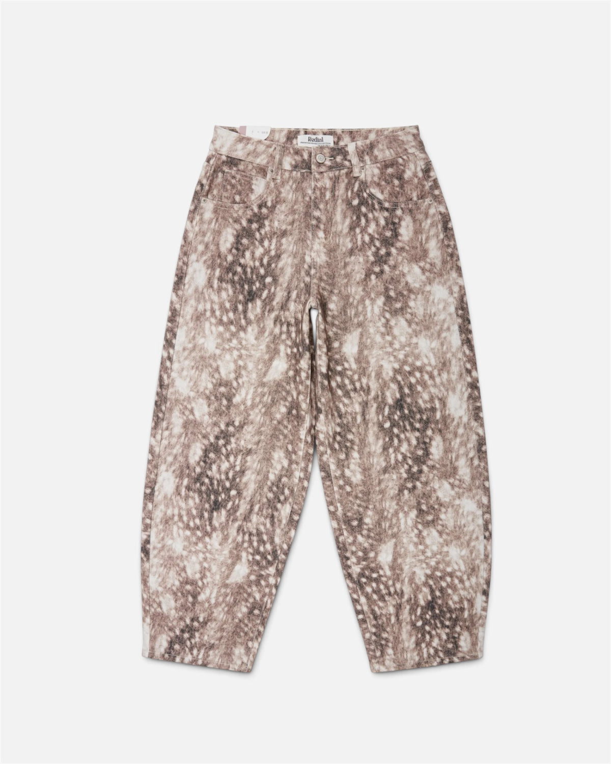 Jess Barrel Jeans in Bambi Print