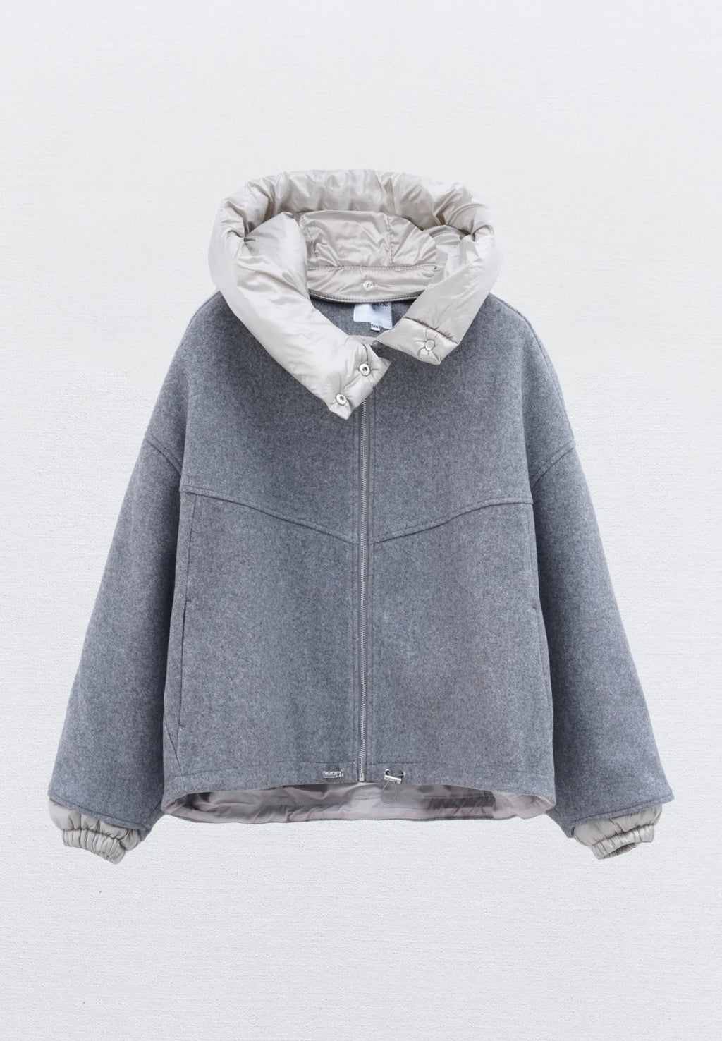 Marly Bomber Jacket in Light Grey