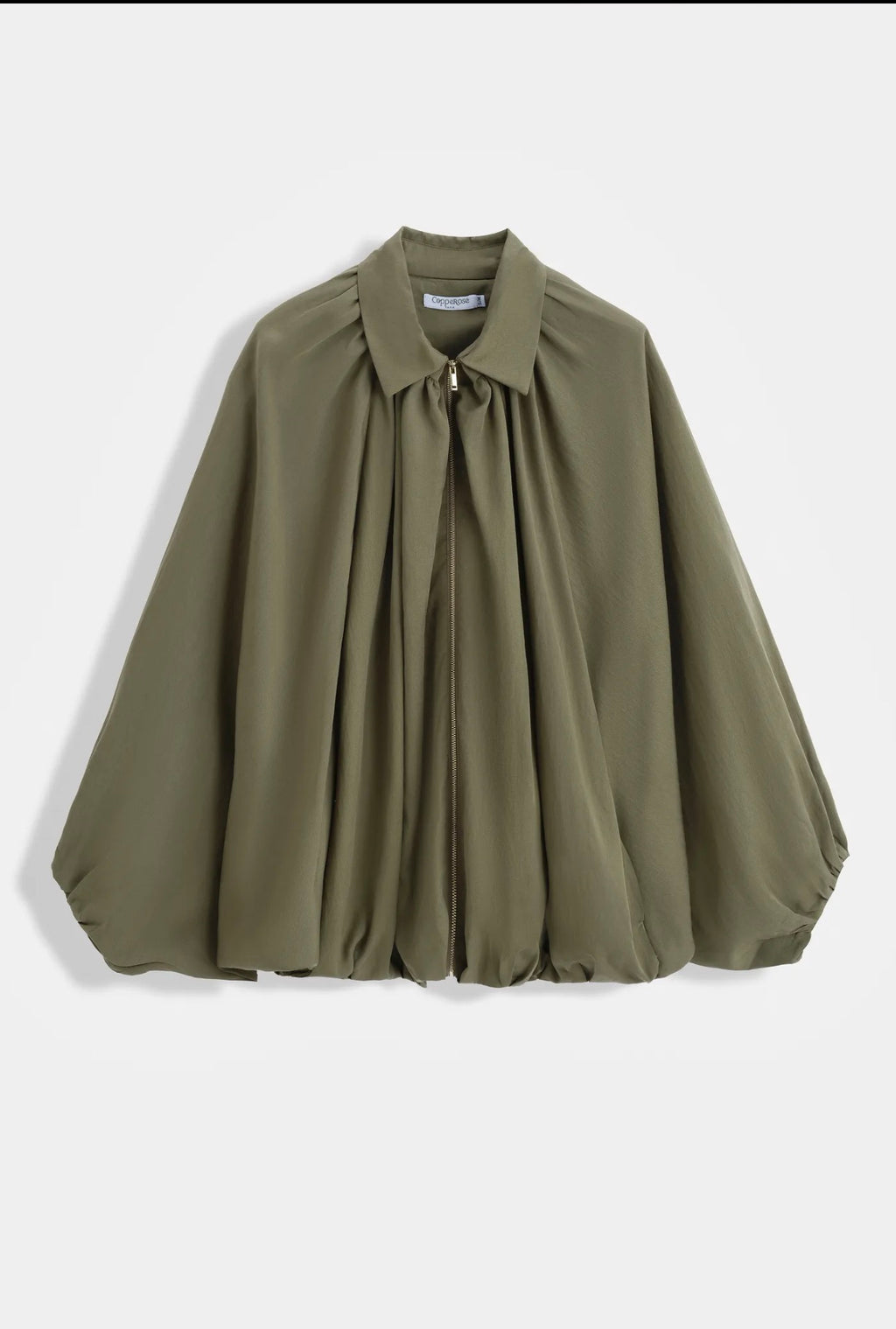 Batwing bomber jacket in khaki