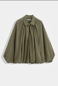 Batwing bomber jacket in khaki