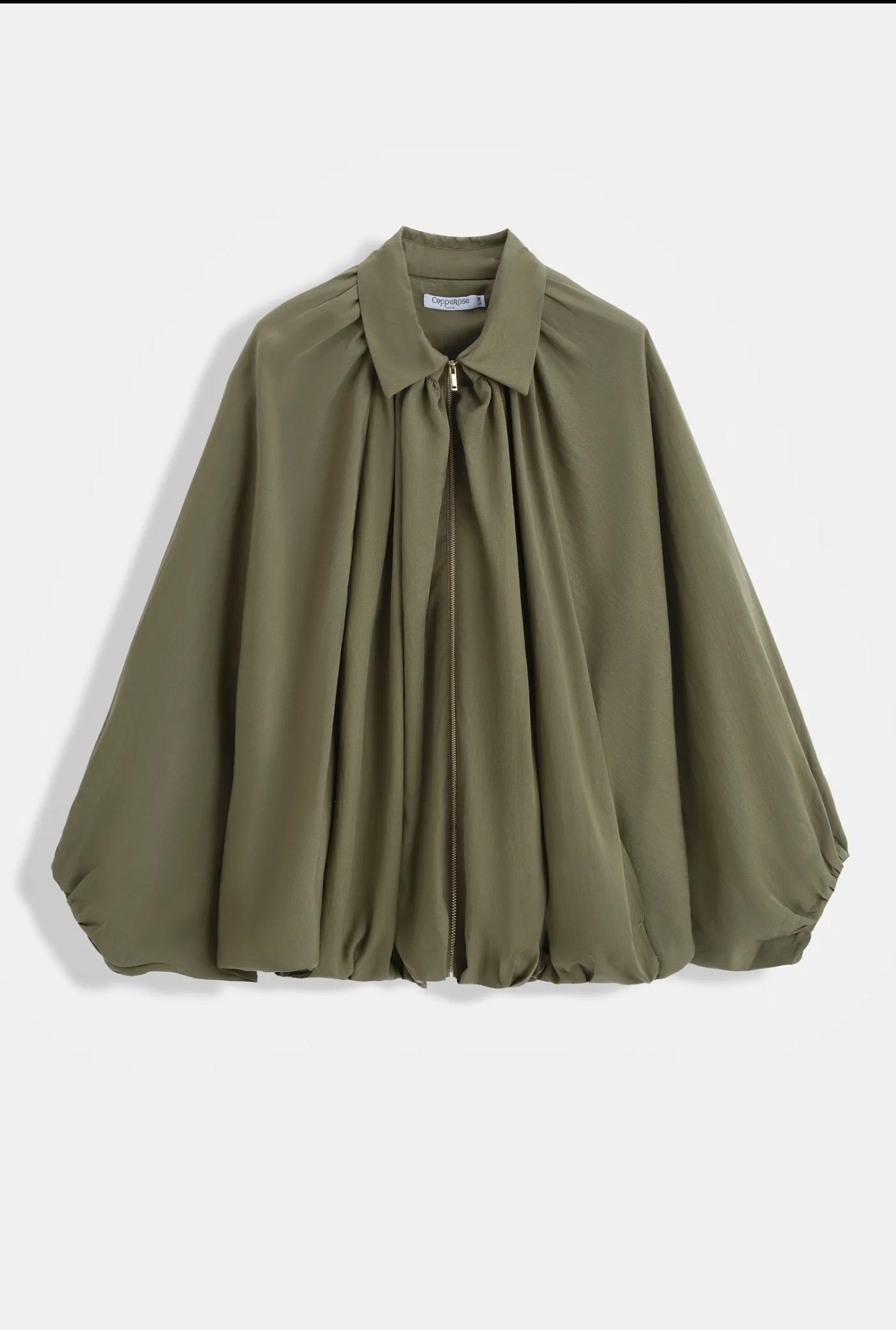 Batwing bomber jacket in khaki