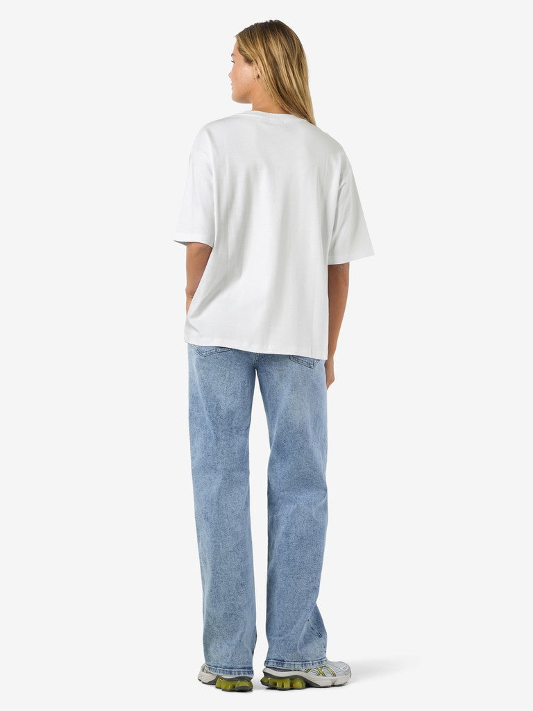 Kila Dropped Shoulder T-Shirt in White
