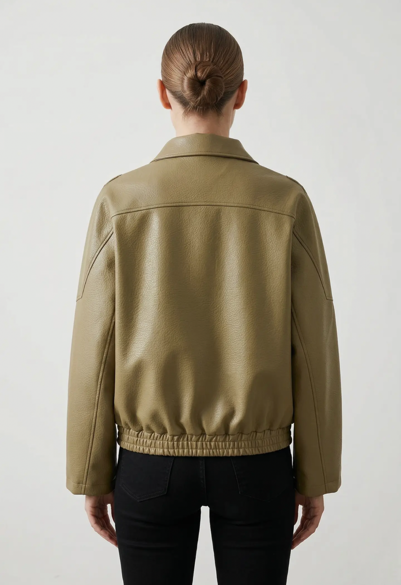 Simone Jacket in Olive Green