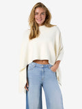 Knit Cape in White