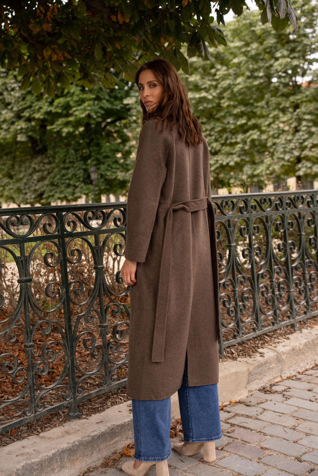 Ivy Wool Coat in Coffee