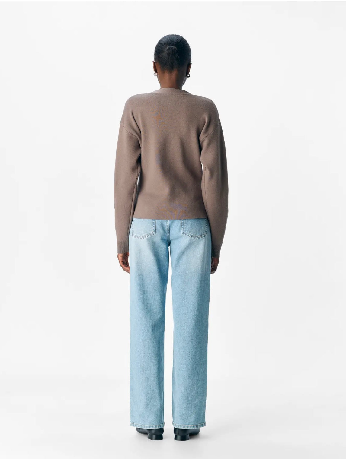 Amber Cardigan in Morel