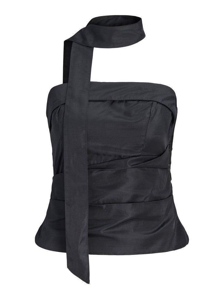 Harriet Bandeau Top in Black