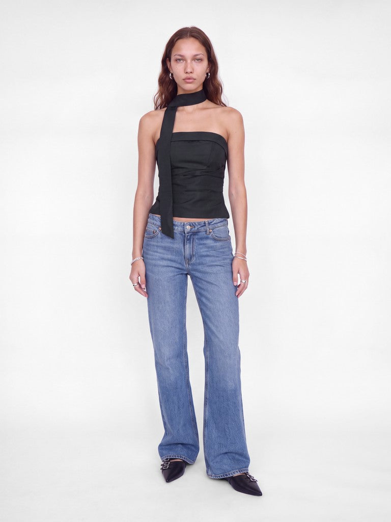 Harriet Bandeau Top in Black