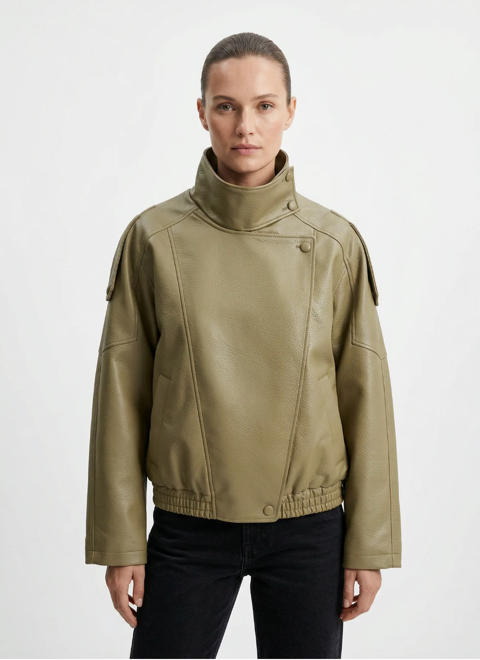 Simone Jacket in Olive Green