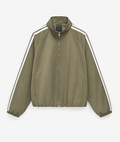 Bomber Jacket in Military Green and Cream