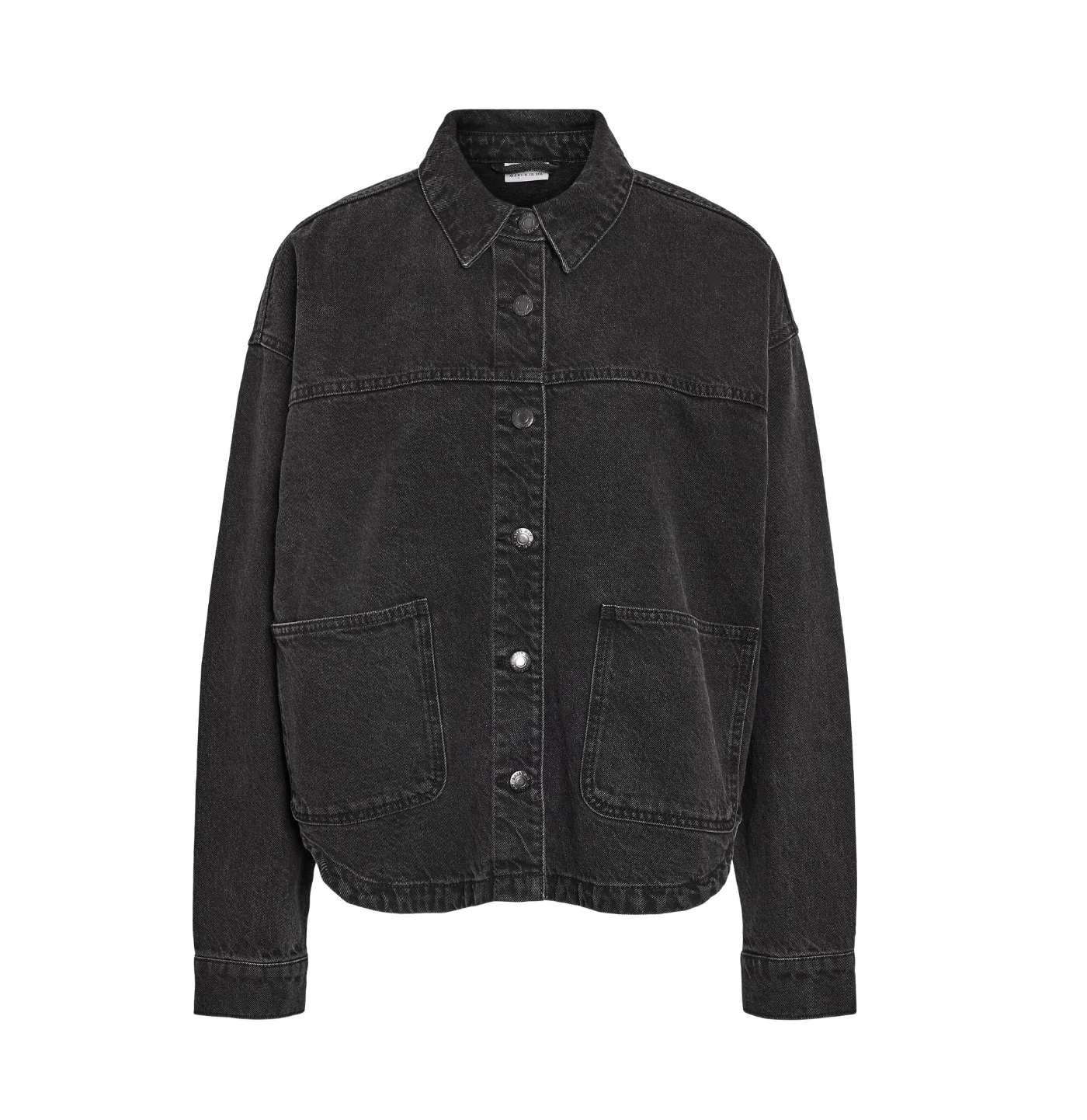 Ashley Denim Shirt in Black Denim